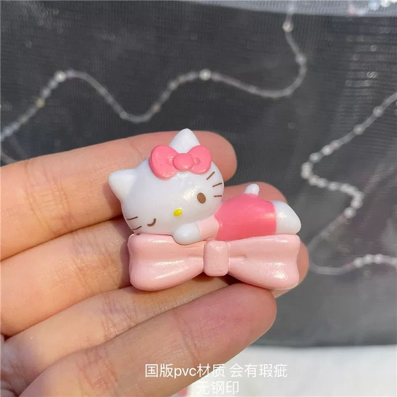 Sanrio bow doll display material mobile phone case accessories