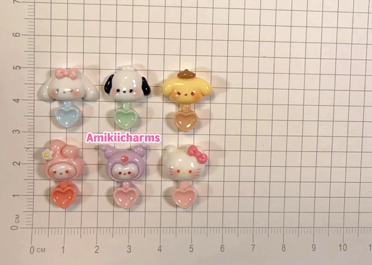 Sanrio scoop charms