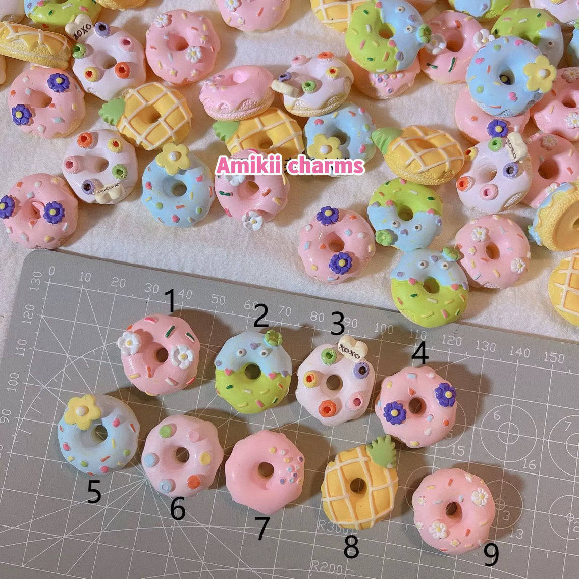 Donut charms