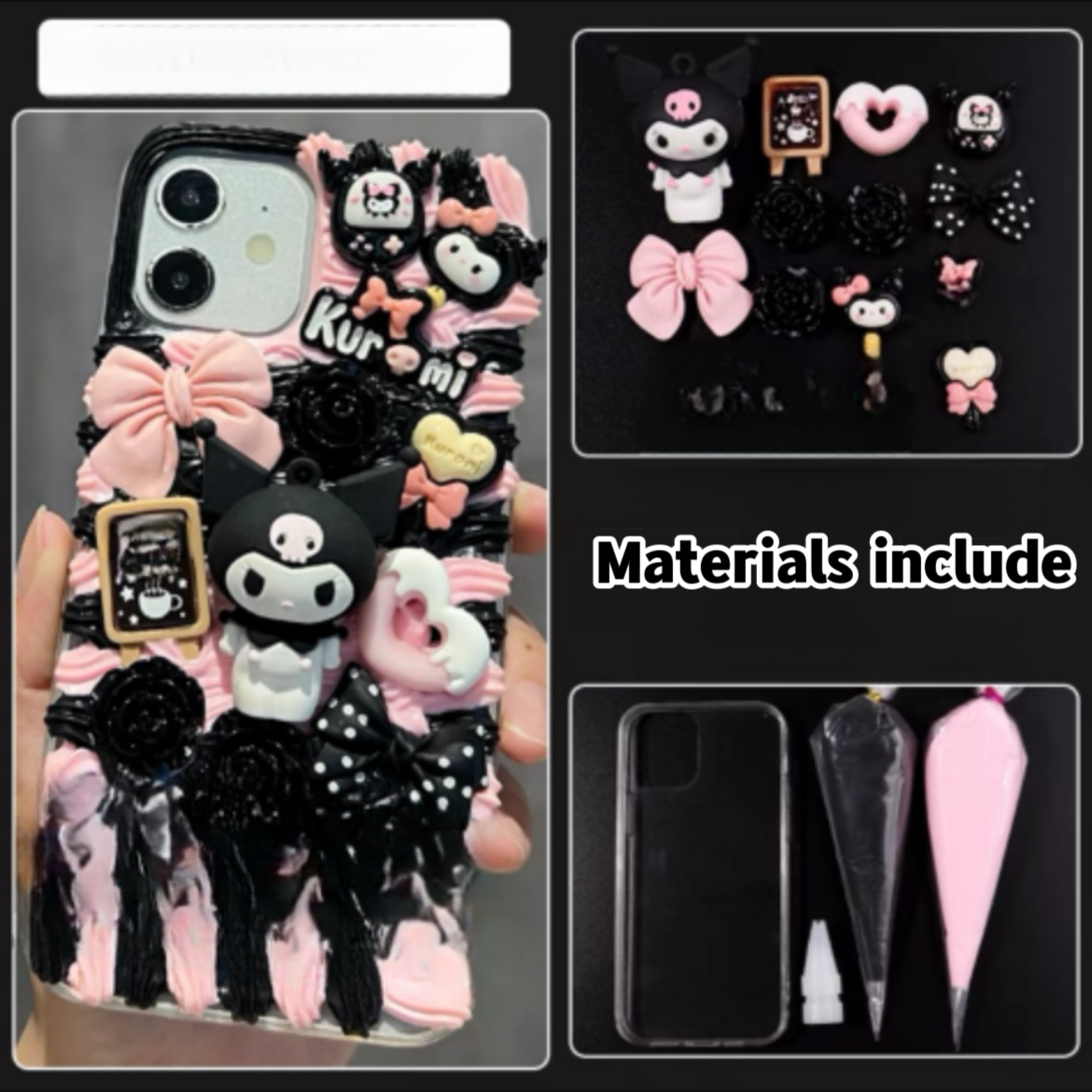 Sanrio phone case charms set