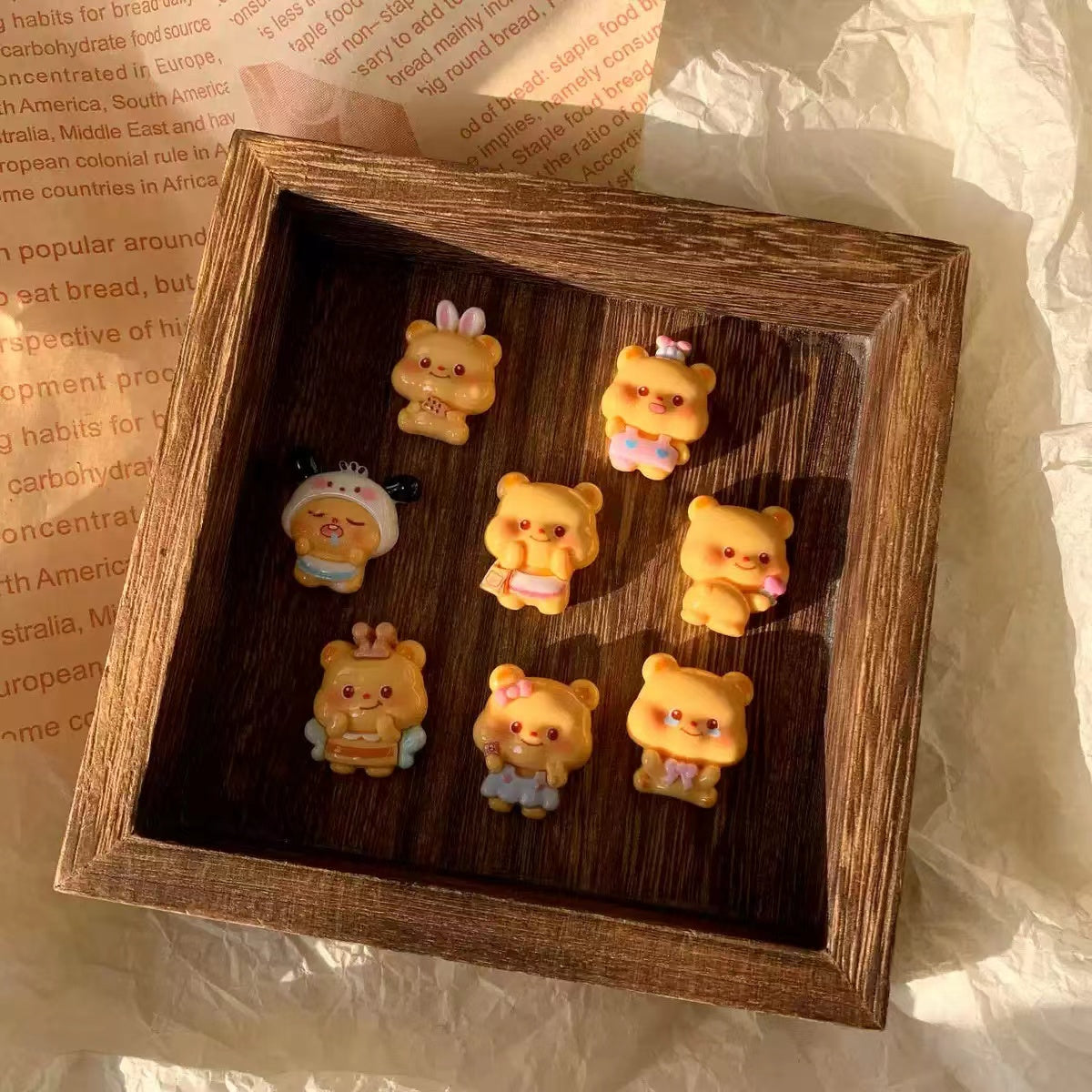 Bee butter bear charms