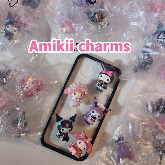 Melody and Kuromi princess doll display material mobile phone case accessories