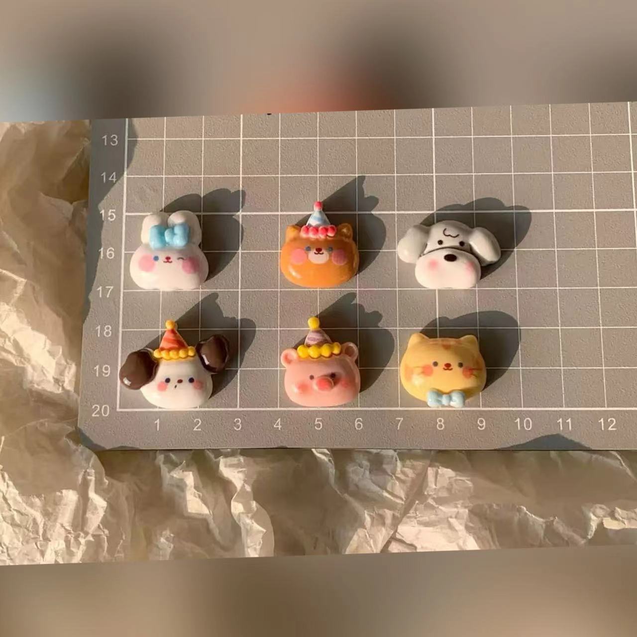 Birthday critter charms