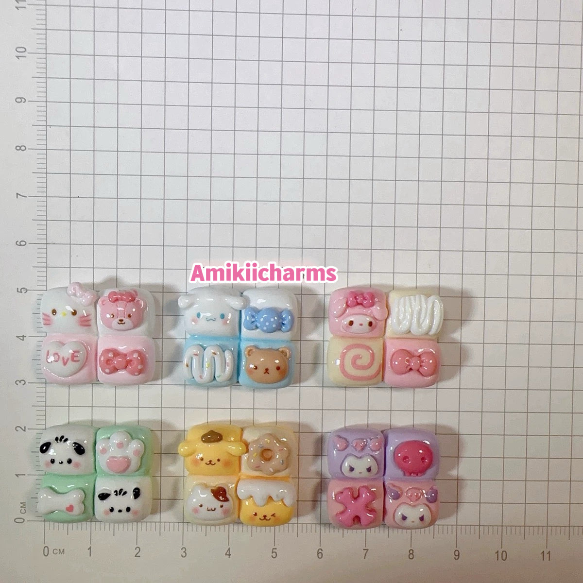 Sanrio bread charms