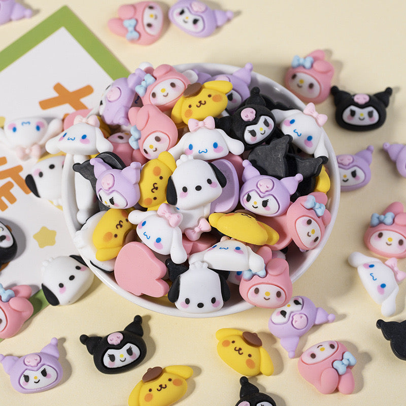 Sanrio avatar make hairpins charms