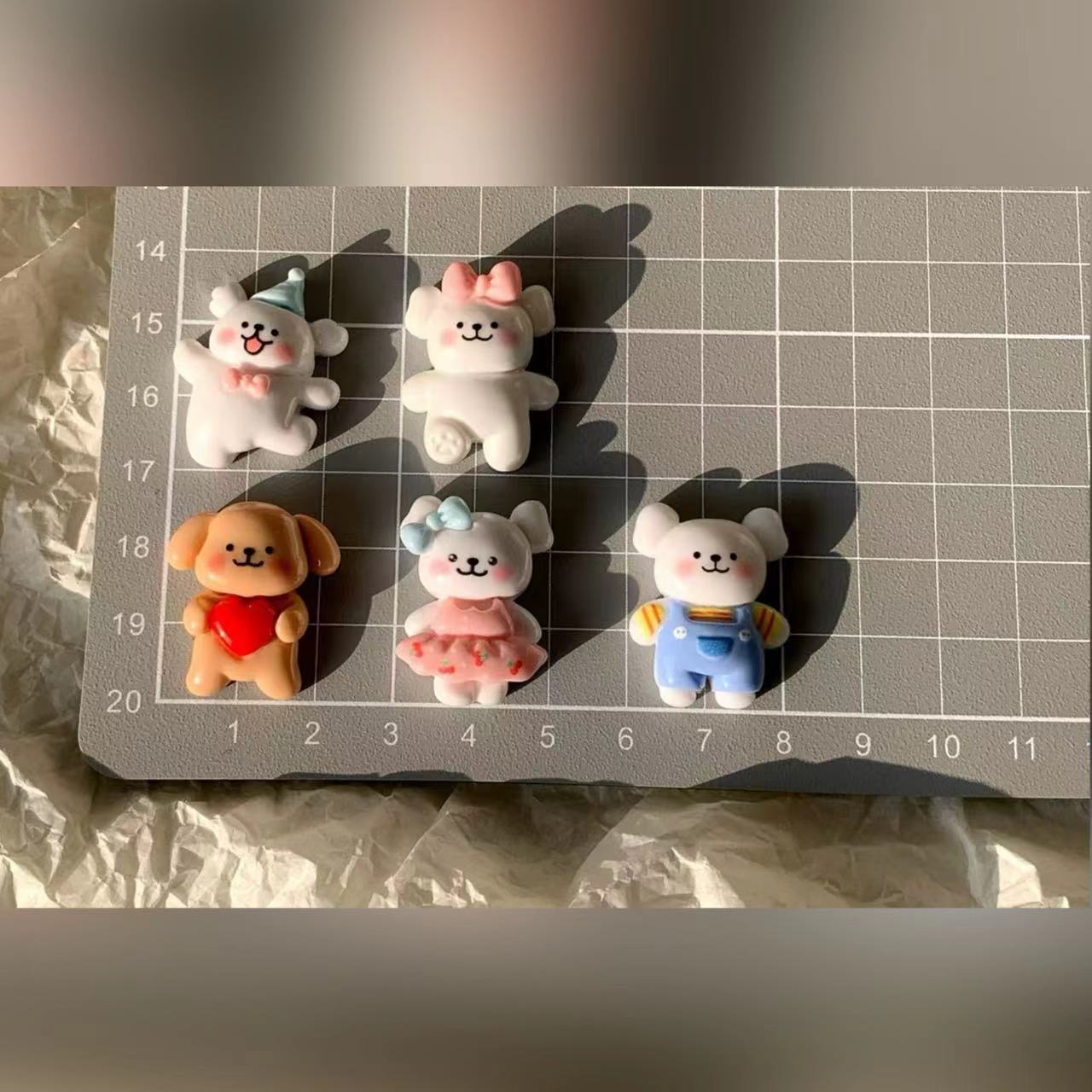 Line dog series charms