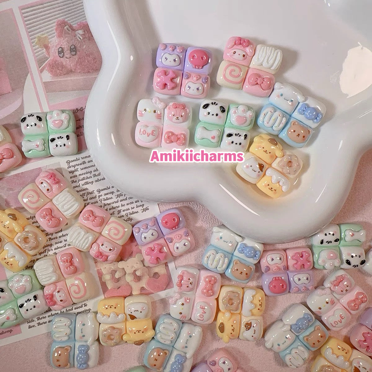 Breloques en forme de pain Sanrio