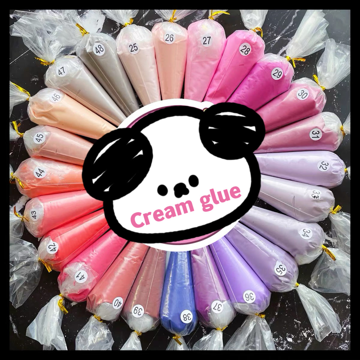 1.0 Cream glue / Decoden cream