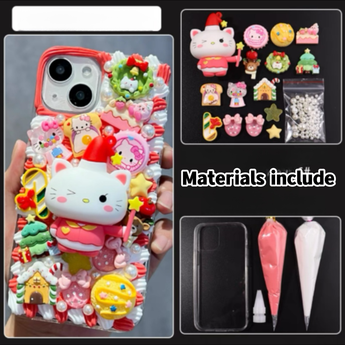 Sanrio phone case charms set