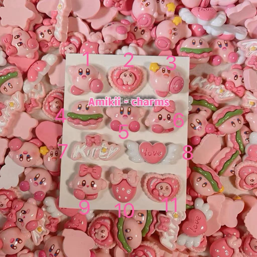 Cute Kirby charms