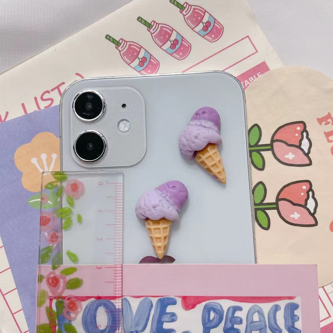 Ice cream charms