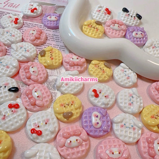 Sanrio waffle charms