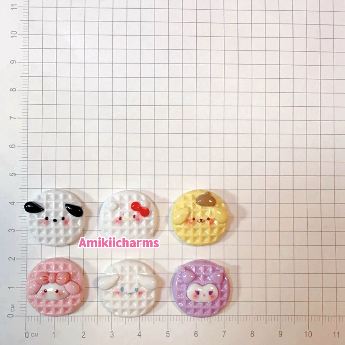 Sanrio waffle charms