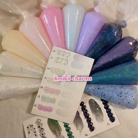 Crystal glue glitter / Decoden cream