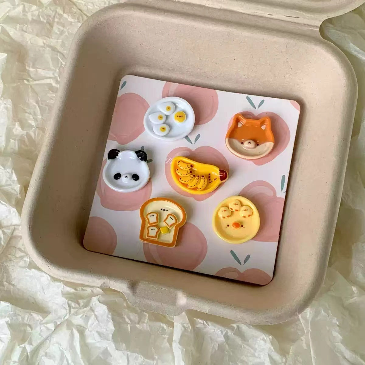 Cute animal plate charms